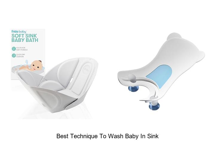 best technique to wash baby in sink