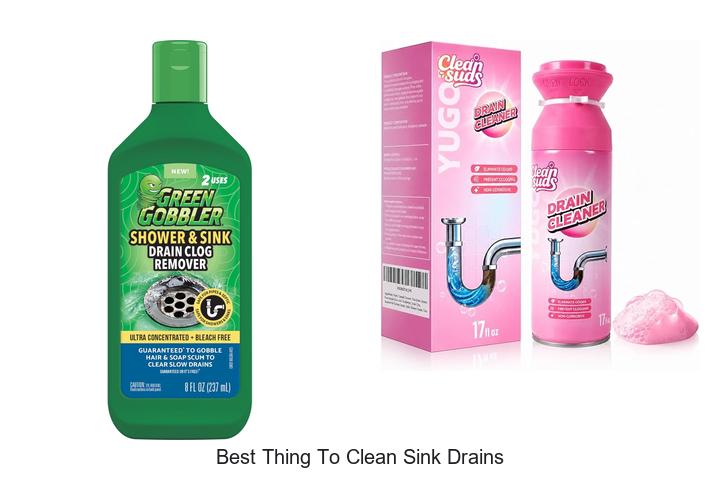 best thing to clean sink drains