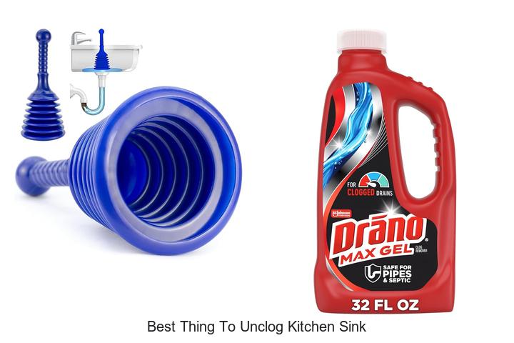 best thing to unclog kitchen sink