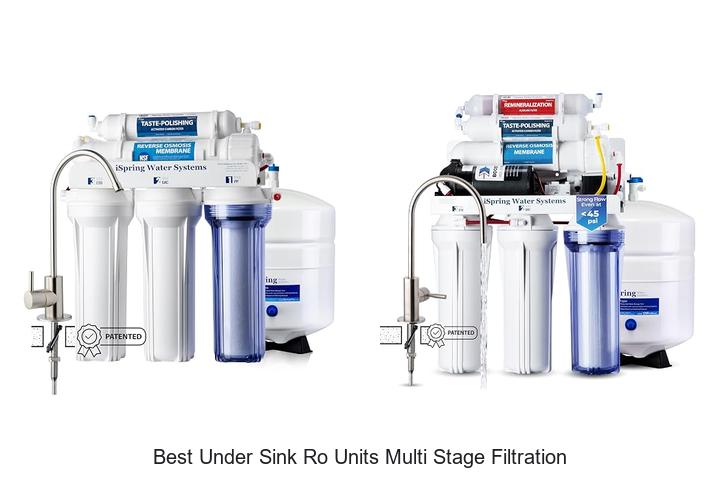 best under sink ro units multi stage filtration