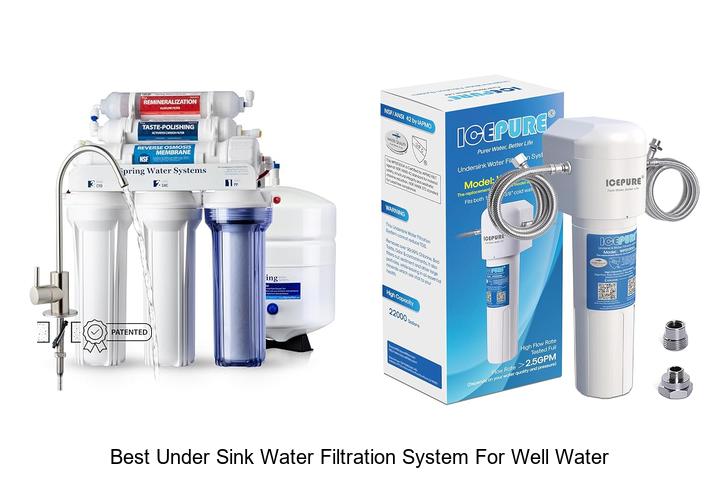 best under sink water filtration system for well water