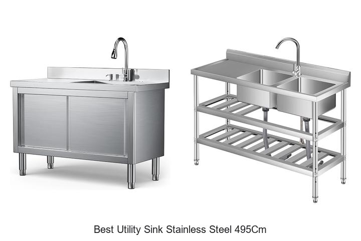 best utility sink stainless steel 495cm