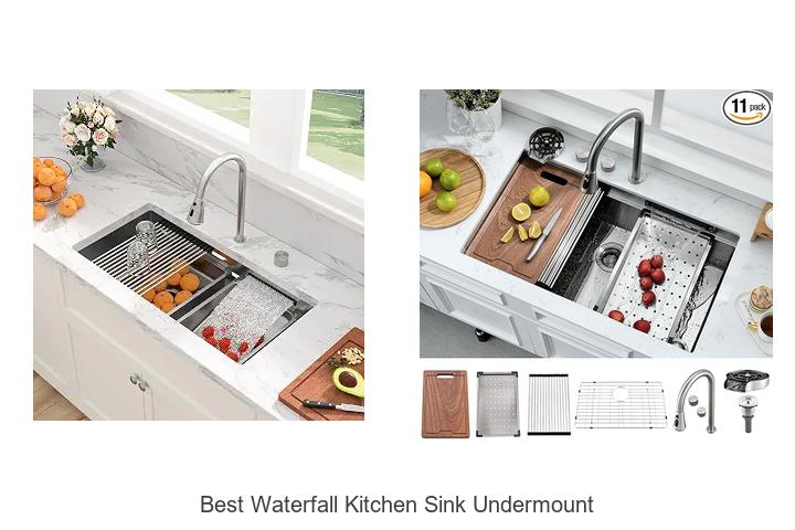 best waterfall kitchen sink undermount