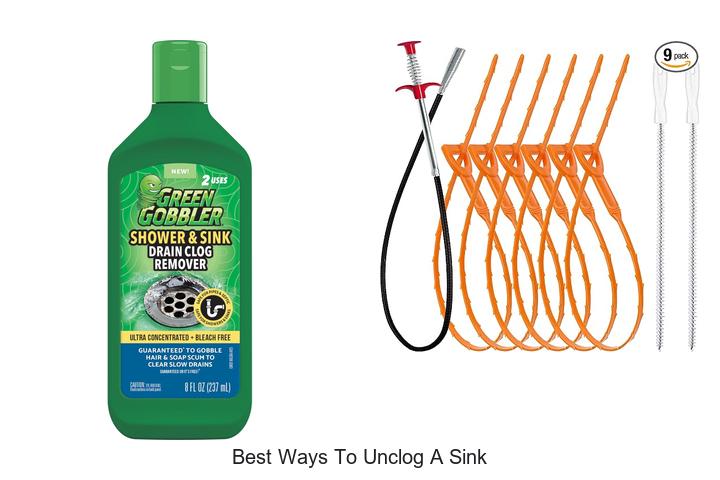 best ways to unclog a sink