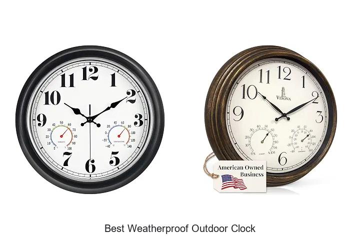 best weatherproof outdoor clock