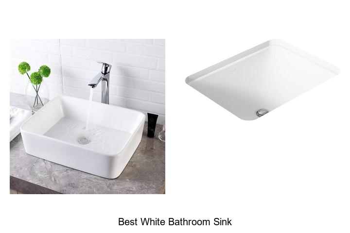 best white bathroom sink