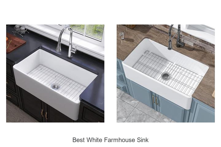 best white farmhouse sink