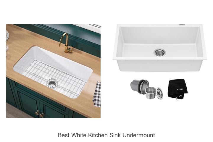 best white kitchen sink undermount