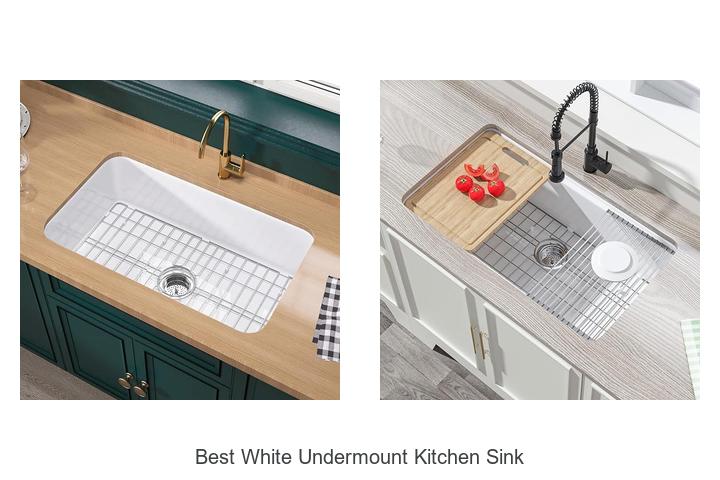 best white undermount kitchen sink