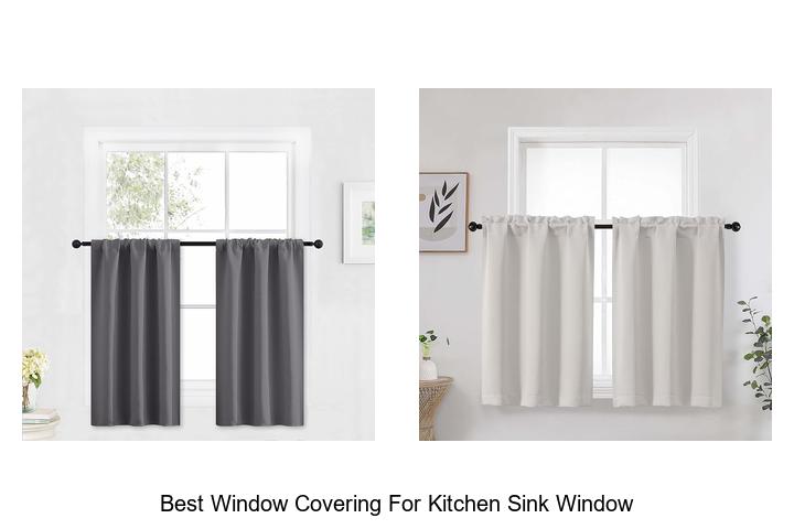 best window covering for kitchen sink window