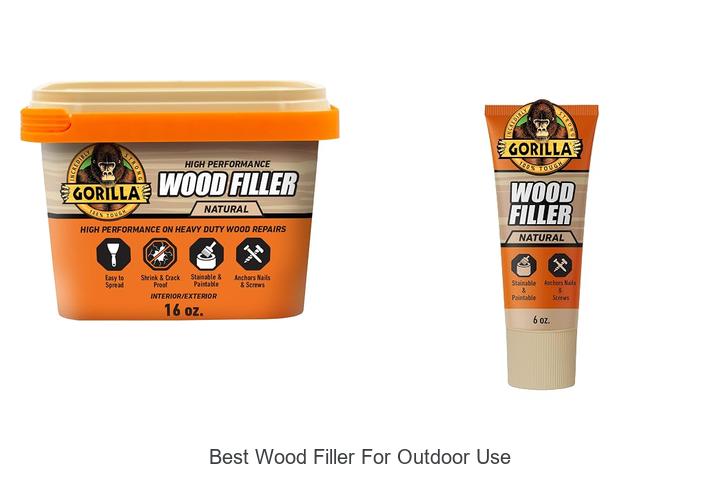 best wood filler for outdoor use