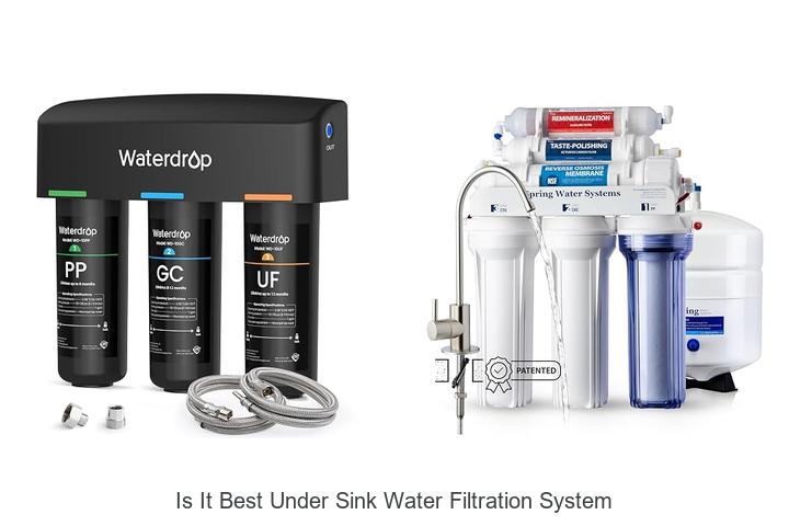 is it best under sink water filtration system