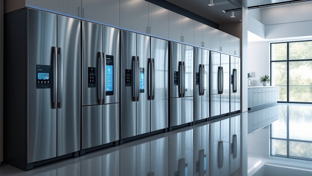 smart connected 68 inch refrigerators