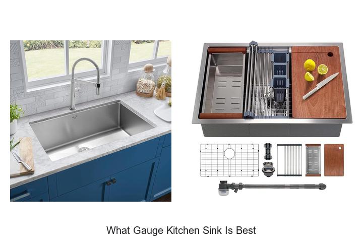 what gauge kitchen sink is best