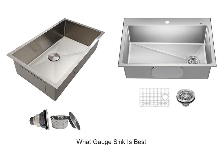 what gauge sink is best