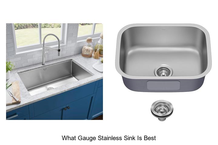 what gauge stainless sink is best