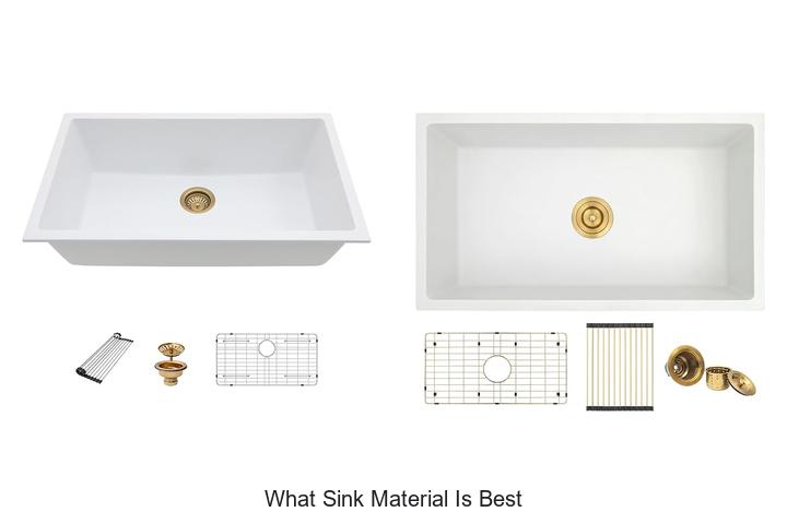 what sink material is best